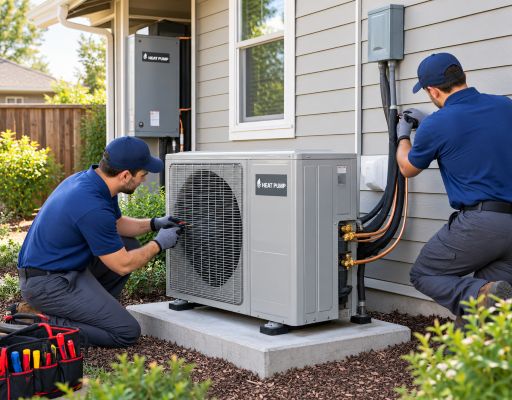 heat pump installation image