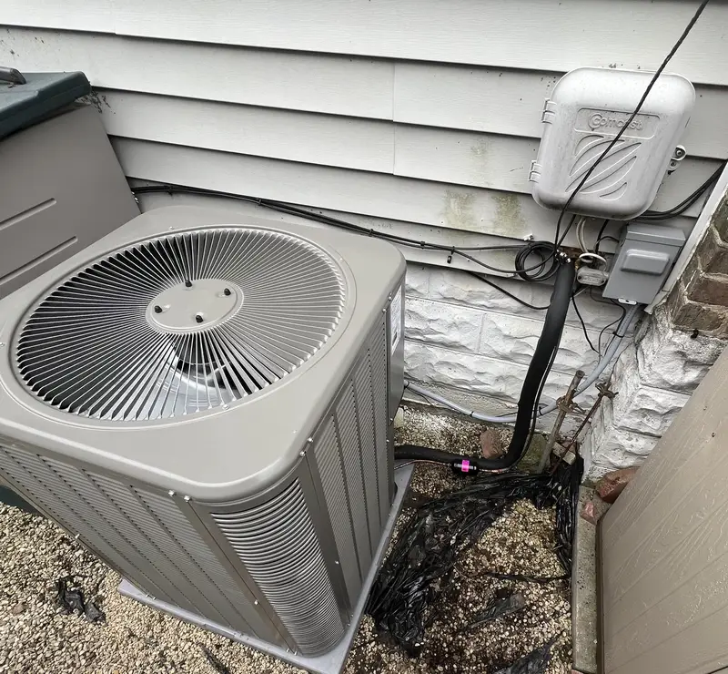 Air conditioner replacement with new insulated line set in Addison, IL
