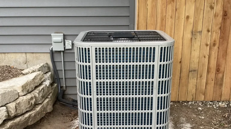New air conditioner installed by Pure Comfort on a new pad at a Carpentersville, IL home