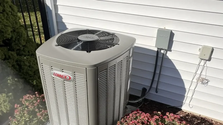 New Lennox Elite air conditioner installed by Pure Comfort at a South Elgin, IL home