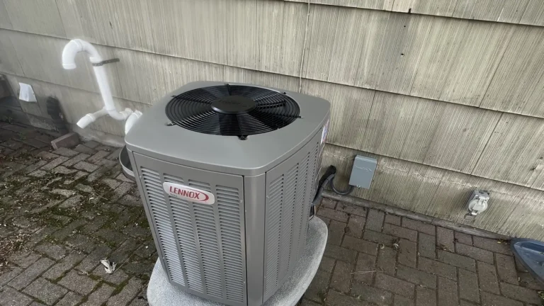 New Lennox Elite air conditioner installed by Pure Comfort at a Roselle, IL home